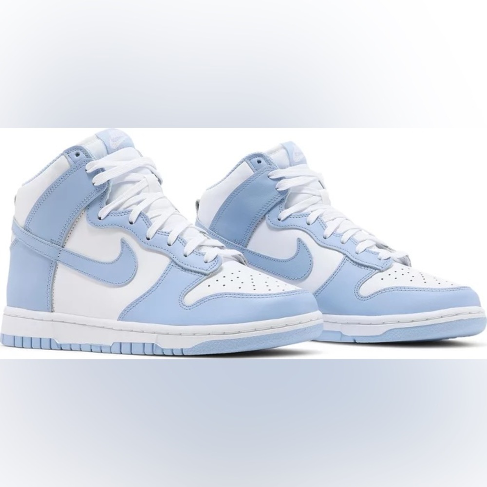 Nike Dunk High ‘Aluminum’ White Blue Wmns Size 7